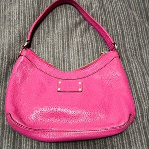 Pink leather Kate spade bag